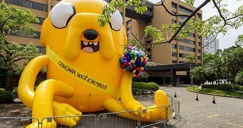 CARTOON NETWORK SAÚDA MAURICIO DE SOUSA NAS RUAS
