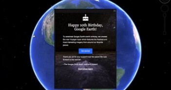 GOOGLE EARTH CELEBRA 10 ANOS COM INOVAÇÕES