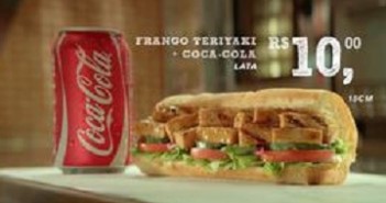 FRANGO COM COCA-COLA NO SUBWAY