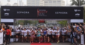 SEPHORA BEAUTY RUN REUNIU 2 MIL NA LARGADA