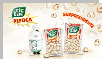 TIC TAC LANÇA SABOR PIPOCA