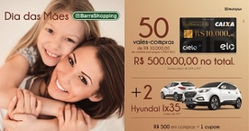 BARRASHOPPING EM CAMPANHA PELO DIA DAS MÃES