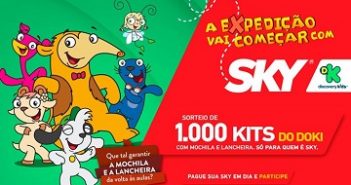 SKY E DISCOVERY KIDS SE UNEM EM PROMOÇÃO