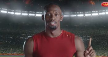 ADVIL NOS PASSOS DE USAIN BOLT